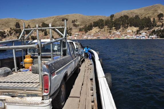 Juntos com a Fiona, navegamos no Titicaca pela última vez, a caminho de La Paz, na Bolívia